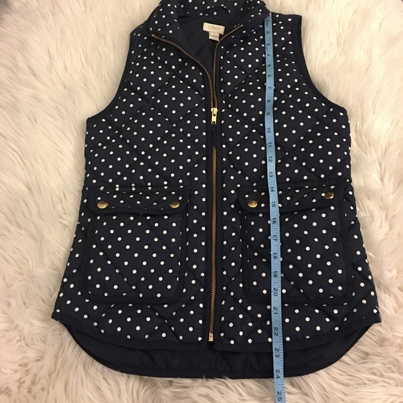 J. Crew | polka dot | excursion | quilted vest - Picture 10 of 13